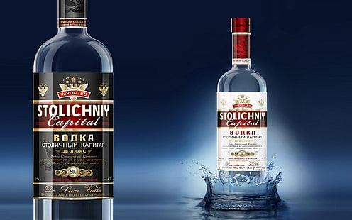 Wodka, Getränk, Alkohol, Flaschen, HD-Hintergrundbild HD wallpaper