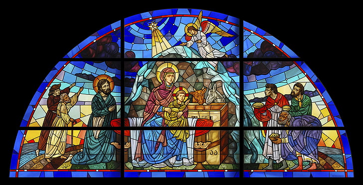 アート 大聖堂 カトリック キリスト教 教会 ガラス イエス マリア キリスト降誕 宗教 ステンドグラス Hdデスクトップの壁紙 Wallpaperbetter