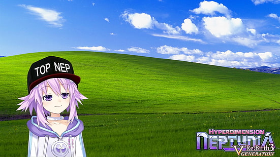 Neptuno (Hyperdimension Neptunia), chicas anime, Hyperdimension Neptunia, Fondo de pantalla HD HD wallpaper