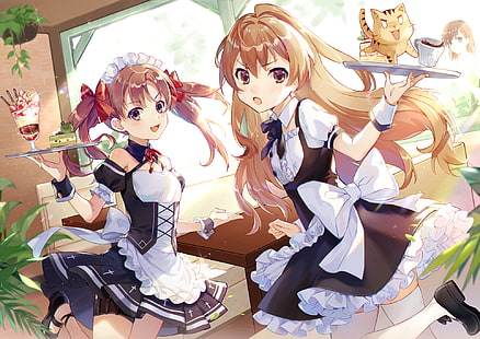Anime, Crossover, ein bestimmter magischer Index, Kuroko Shirai, Mikoto Misaka, Taiga Aisaka, Toradora!, HD-Hintergrundbild HD wallpaper