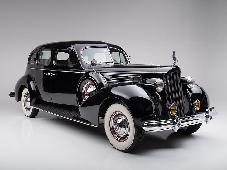 Viejo, Vintage, Packard, Lujo, Vehículo, Super Eight, Fondo de pantalla HD