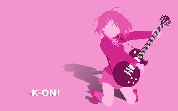 K-ON !, chicas anime, Hirasawa Yui, Fondo de pantalla HD