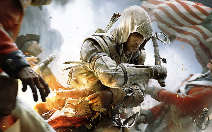 Assassin's Creed III Game, Assassin's Creed фильм, игра, кредо, убийца, игры, HD обои