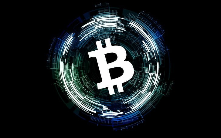 Bitcoin, Geld, Money Heist, Logo, Bergbau, Münze, Bank, Ethereum, HD-Hintergrundbild