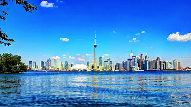 paysage, eau, Toronto, Fond d'écran HD