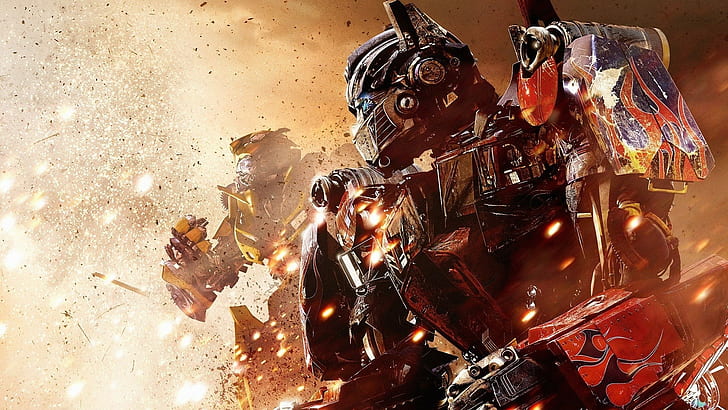 Transformers Optimus Prime Bumblebee Sparks HD, filmer, transformatorer, gnistor, prime, optimus, humla, HD tapet