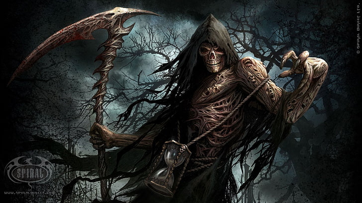 mietitore wallapaper, Grim Reaper, fantasy art, Sfondo HD