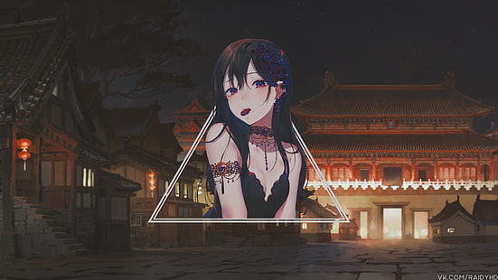 Anime Girls, Anime, Bild-in-Bild, HD-Hintergrundbild HD wallpaper
