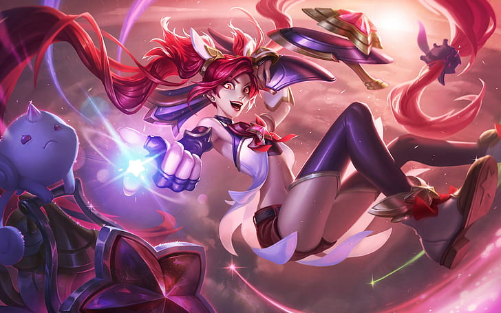 magia, Jinx (League of Legends), Star Guardian, Tapety HD