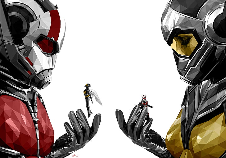 Obra de arte, 4K, Ant-Man and the Wasp, Fondo de pantalla HD