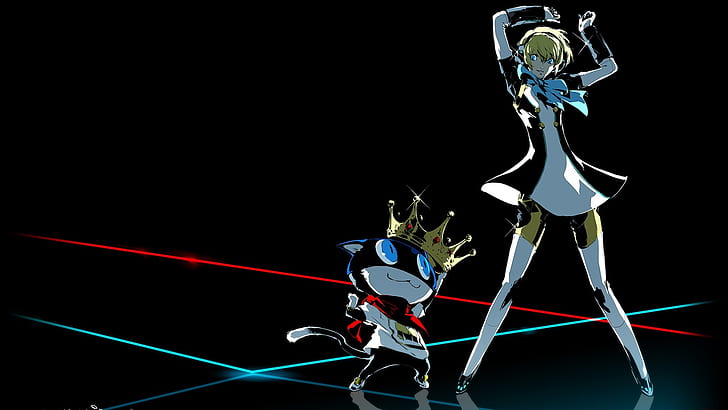 Persona, Persona 5: Dancing in Starlight, Aigis (Persona), Morgana (Persona), Persona 5, Persona 5: Dancing Star Night, HD wallpaper