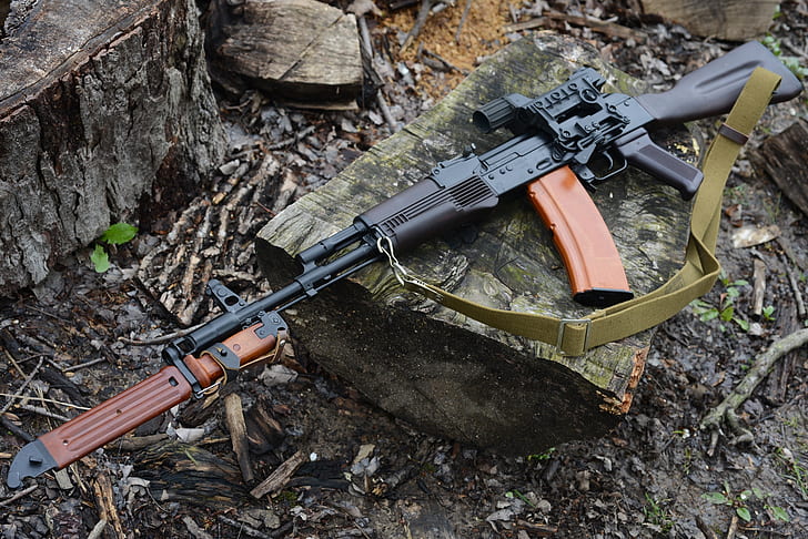Kalashnikov, cinturino, AK-74, Sfondo HD
