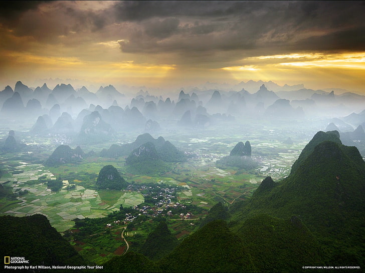 Yangshuo Kina-2013 National Geographic Wallpaper, HD tapet
