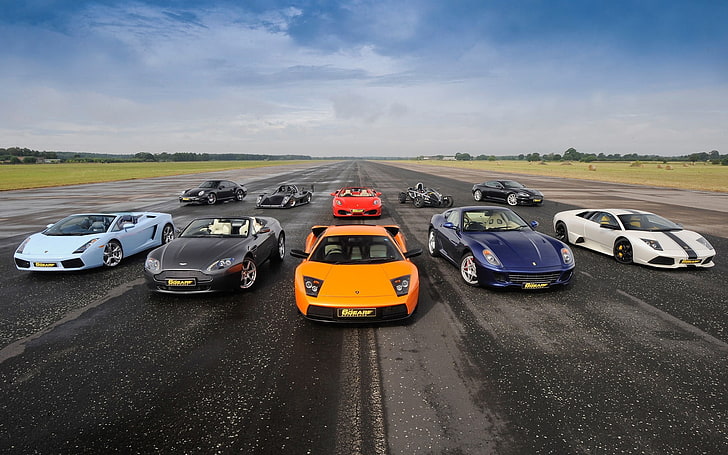 macchine sportive, auto, Ferrari, Aston Martin, Ariel Atom 300, Porsche, Lamborghini, Sfondo HD