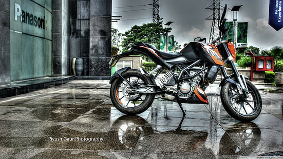 KTM, 200, duke, HDR, motocykle, 2560x1440, 4K BIKE, Tapety HD HD wallpaper