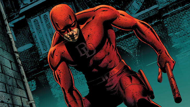 Marvel Comics, Daredevil, супергерой, комично изкуство, HD тапет