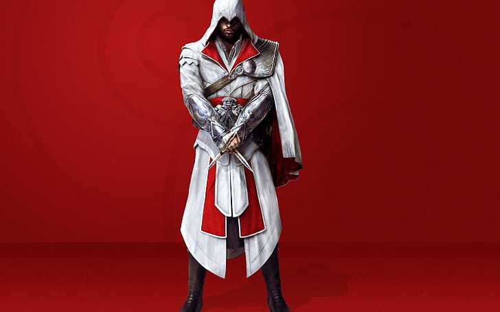 Assassin Creed 2 Person, games, poster, cred, asassin, HD wallpaper