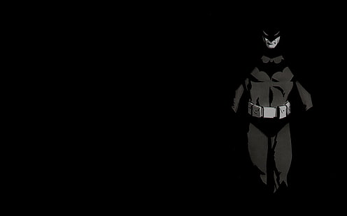 Batman Black HD, cartoon/comic, black, batman, HD wallpaper HD wallpaper