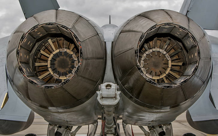 pesawat terbang, turbin, McDonnell Douglas FA-18 Hornet, Wallpaper HD