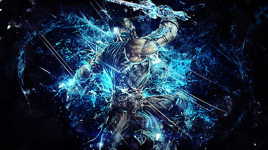 Sub Zero de Mortal Kombat, Sub-Zero, Mortal Kombat, jeux vidéo, Fond d'écran HD HD wallpaper