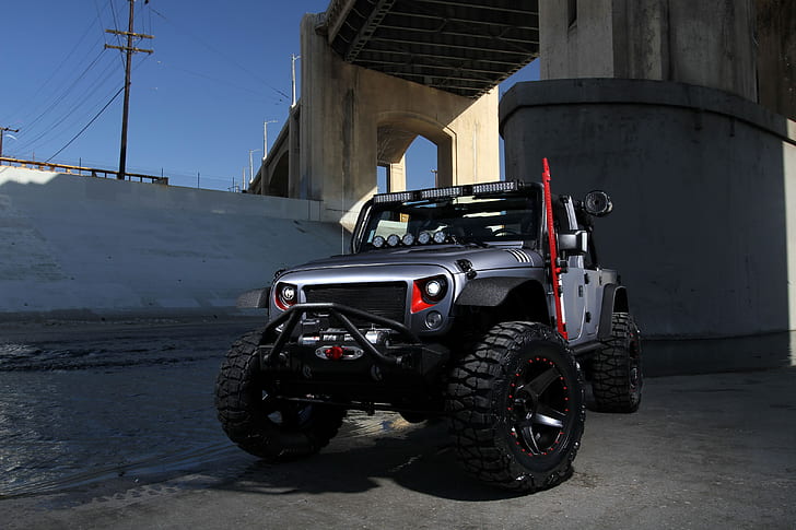 Omix-ADA Jeep Wrangler, Concept Cars, SEMA, 4K, HD wallpaper