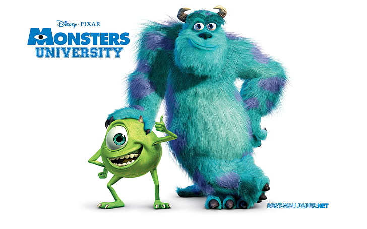 Monsters University 2013 film, Monsters, University, 2013, Movie, HD tapet