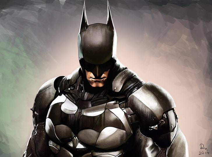 DC 코믹스 배트맨 페인팅, 배트맨 : Arkham Knight, Batman, HD 배경 화면