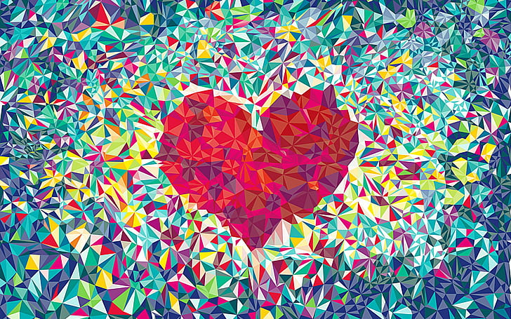 Love Heart Abstrakcyjny wzór Wzory Nastrój Bokeh Obraz wysokiej jakości, 3d, abstrakcyjny, bokeh, serce, wysoki, miłość, nastrój, wzór, wzory, obraz, jakość, Tapety HD