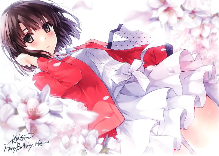 Saenai Heroine no Sodatekata, Anime-Mädchen, Katou Megumi, HD-Hintergrundbild