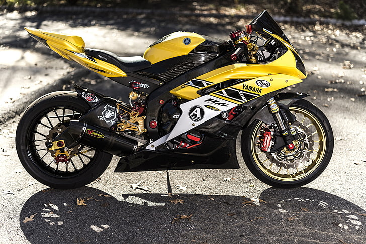 diseño, fondo, moto, Yamaha, moto deportiva, Fondo de pantalla HD