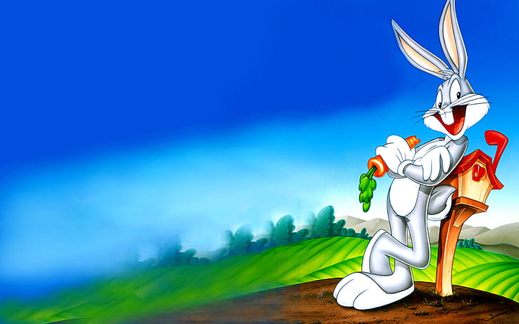 Looney Tunes Bugs Bunny Kartun Desktop Hd Wallpaper Untuk Tablet Pc Dan Mobile 1920 × 1200, Wallpaper HD