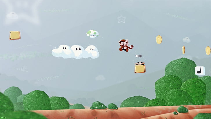 Mario, Super Mario Advance 4 - Super Mario Bros. 3, HD-Hintergrundbild