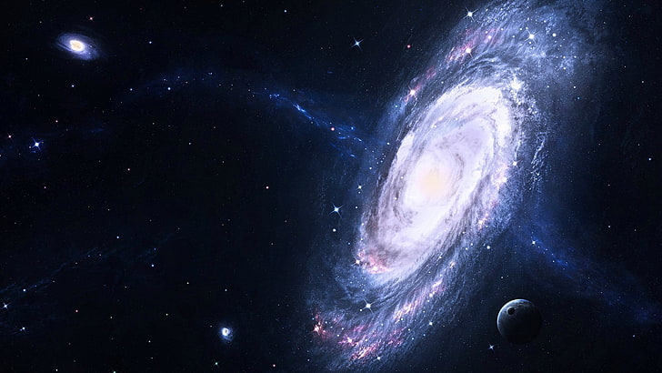 อวกาศกาแล็กซี่ดาวเคราะห์ศิลปะอวกาศ, วอลล์เปเปอร์ HD