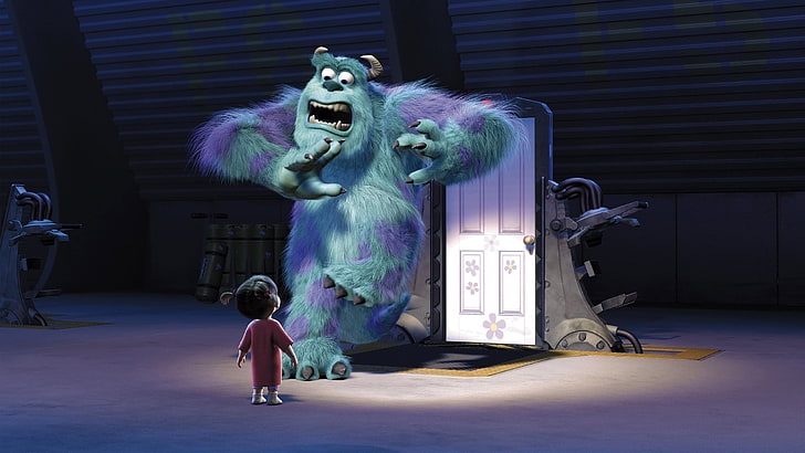 การ์ตูนสัตว์ประหลาดประตูสาว Monsters Inc. Monsters Inc., วอลล์เปเปอร์ HD