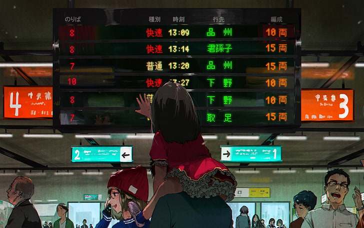 Originalfiguren, Anime, HD-Hintergrundbild