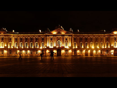 Toulouse, Fransa, Place du Capitole, anıtlar, HD masaüstü duvar kağıdı HD wallpaper