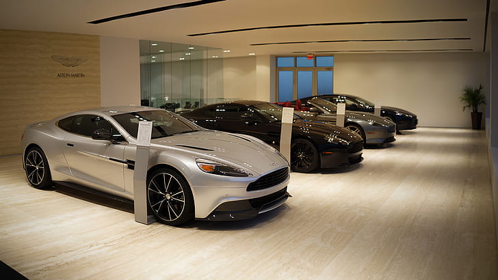 Aston Martin Showroom HD, bilar, martin, aston, showroom, HD tapet