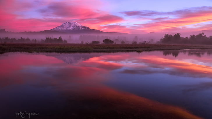 gunung berapi 4k kualitas tinggi, Wallpaper HD