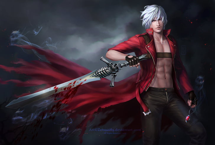 Devil May Cry, Devil May Cry 3: Dante's Awakening, Dante (Devil May Cry), HD tapet