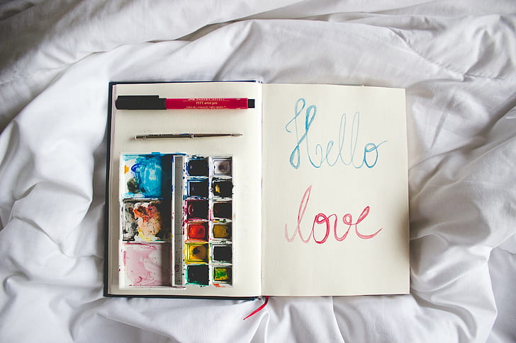 colorido amor, HD papel de parede