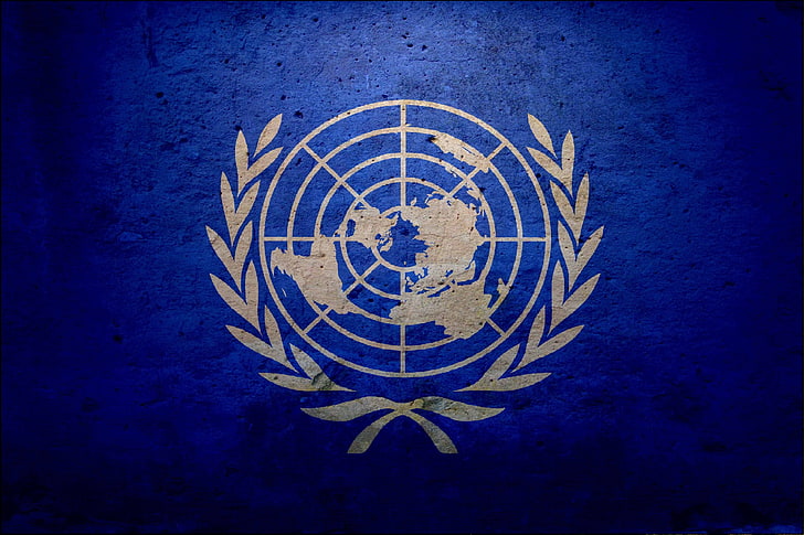 flag of the united nations, HD wallpaper