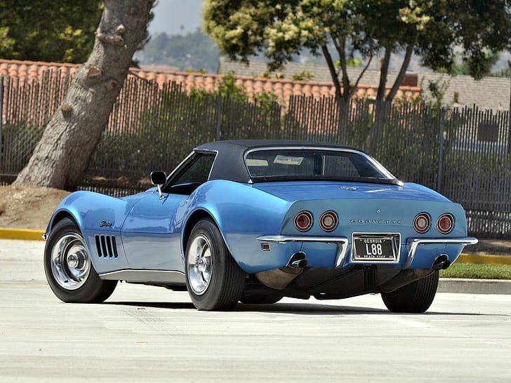 1969, 427, c 3, chevrolet, convertible, corvette, l88, muscle, stingray, supercar, HD wallpaper