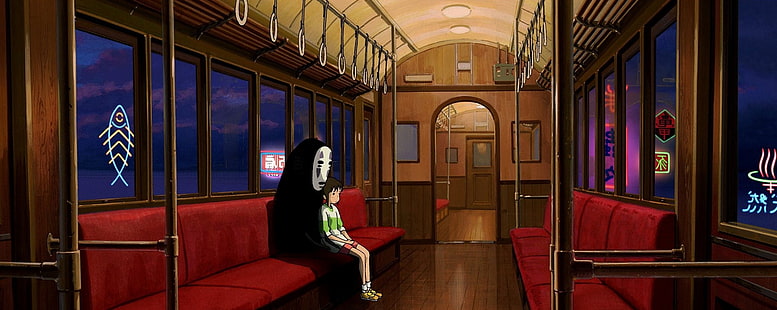 аниме, Унесённые призраками, Студия Гибли, HD обои HD wallpaper