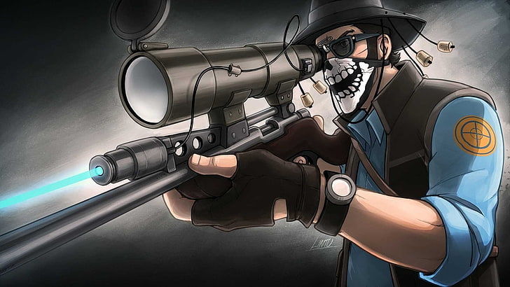 Sniper (TF2), Team Fortress 2, videogame, HD papel de parede
