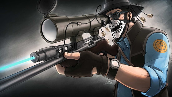 Sniper (TF2), Team Fortress 2, videospel, HD tapet HD wallpaper