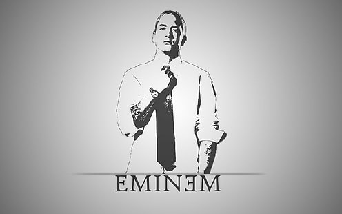 Eminem, erkekler, minimalizm, HD masaüstü duvar kağıdı HD wallpaper