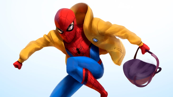 Spiderman, hd, obra de arte, arte digital, superhéroes, behance, Fondo de pantalla HD