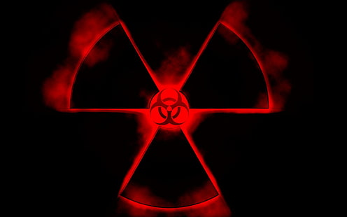 биологическая опасность, радиация, HD обои HD wallpaper