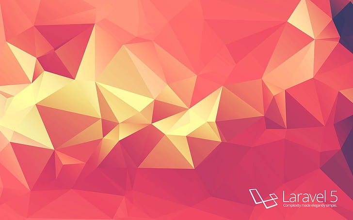 Code, Colorful, Laravel, Low Poly, minimalism, PHP, programming, Simple, HD wallpaper