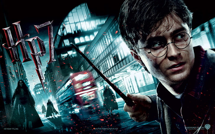 Harry Potter and The Deathly Hallows, Harry Potter 7 wallpaper, Hollywood Movies, Harry Potter, sfondi per film, sfondi di harry potter, Sfondo HD